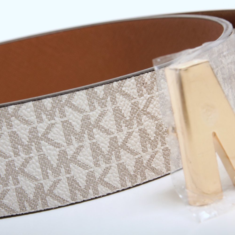 NWT Michael Kors Twist Reversible Belt Medium - Picture 3 of 7